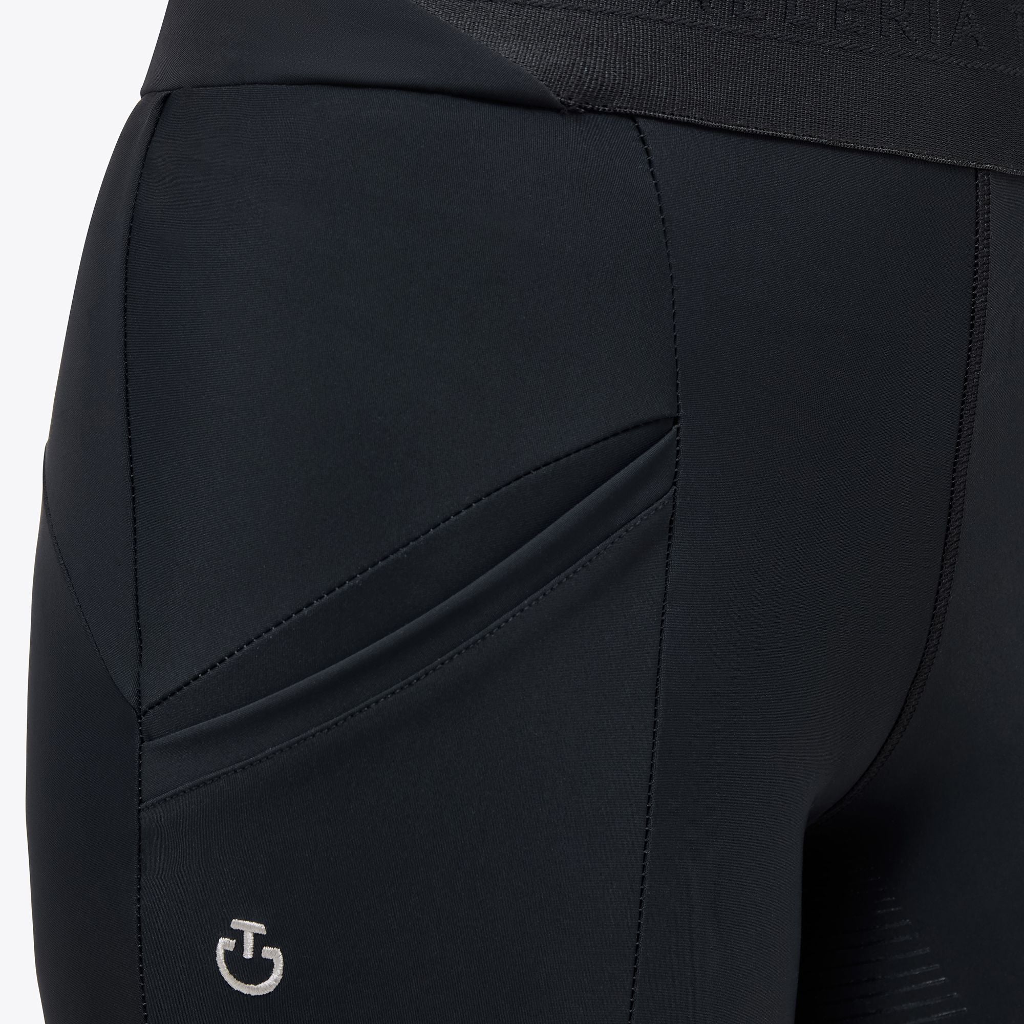 Nylon Knit Waistband CT Full Grip Leggings