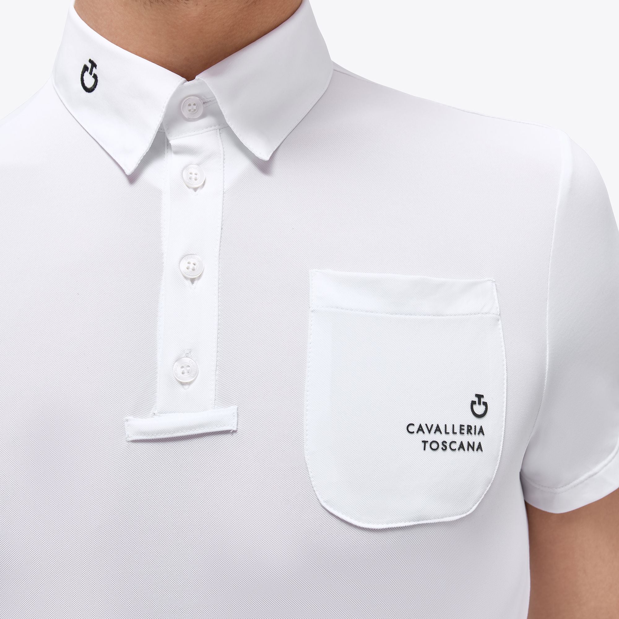 🌟 New - 50% OFF 🌟 Tech Piquet S/S Competition Button Polo w/ Pocket