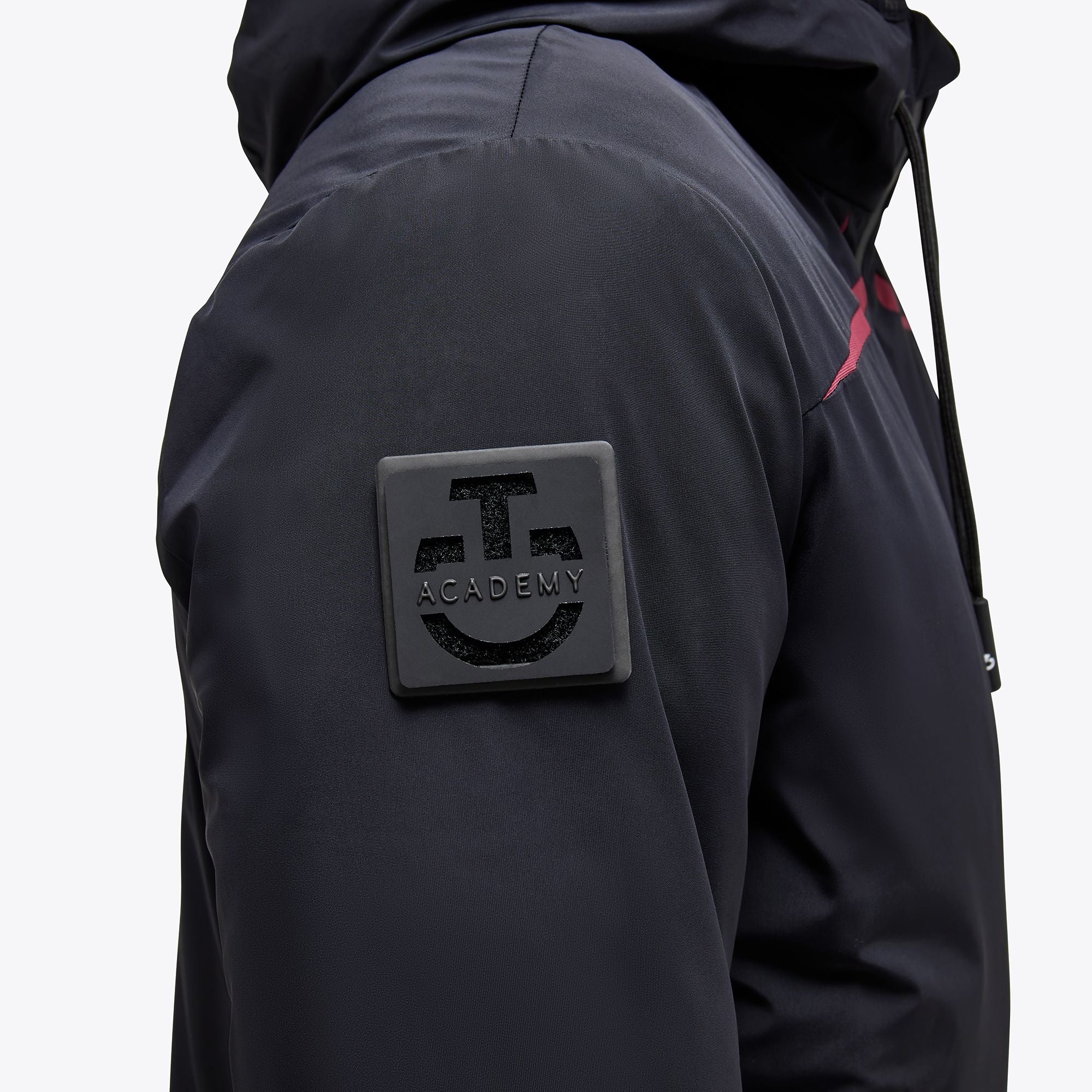 CT Academy Padded Nylon Stretch Hooded Zip Bomber