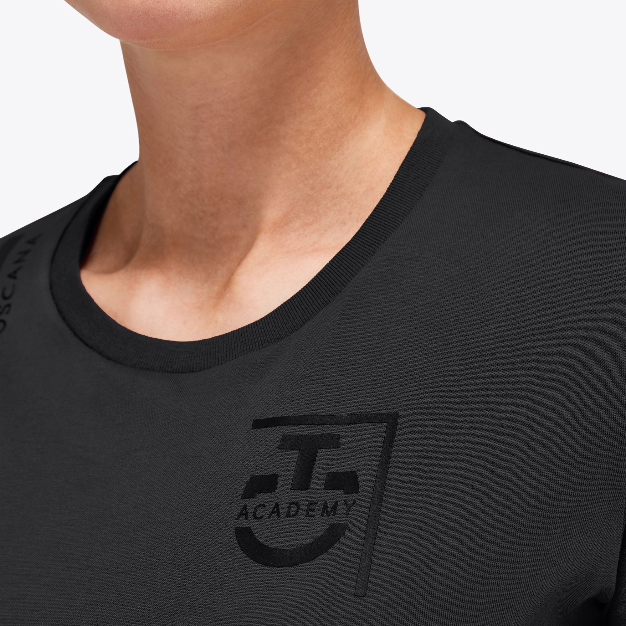 🌟 New - 50% OFF 🌟 CT Academy Cotton T-Shirt w/ Logo Piping