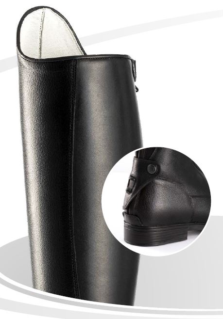 TriColore Amabile Black Field Boot - Smooth Leather