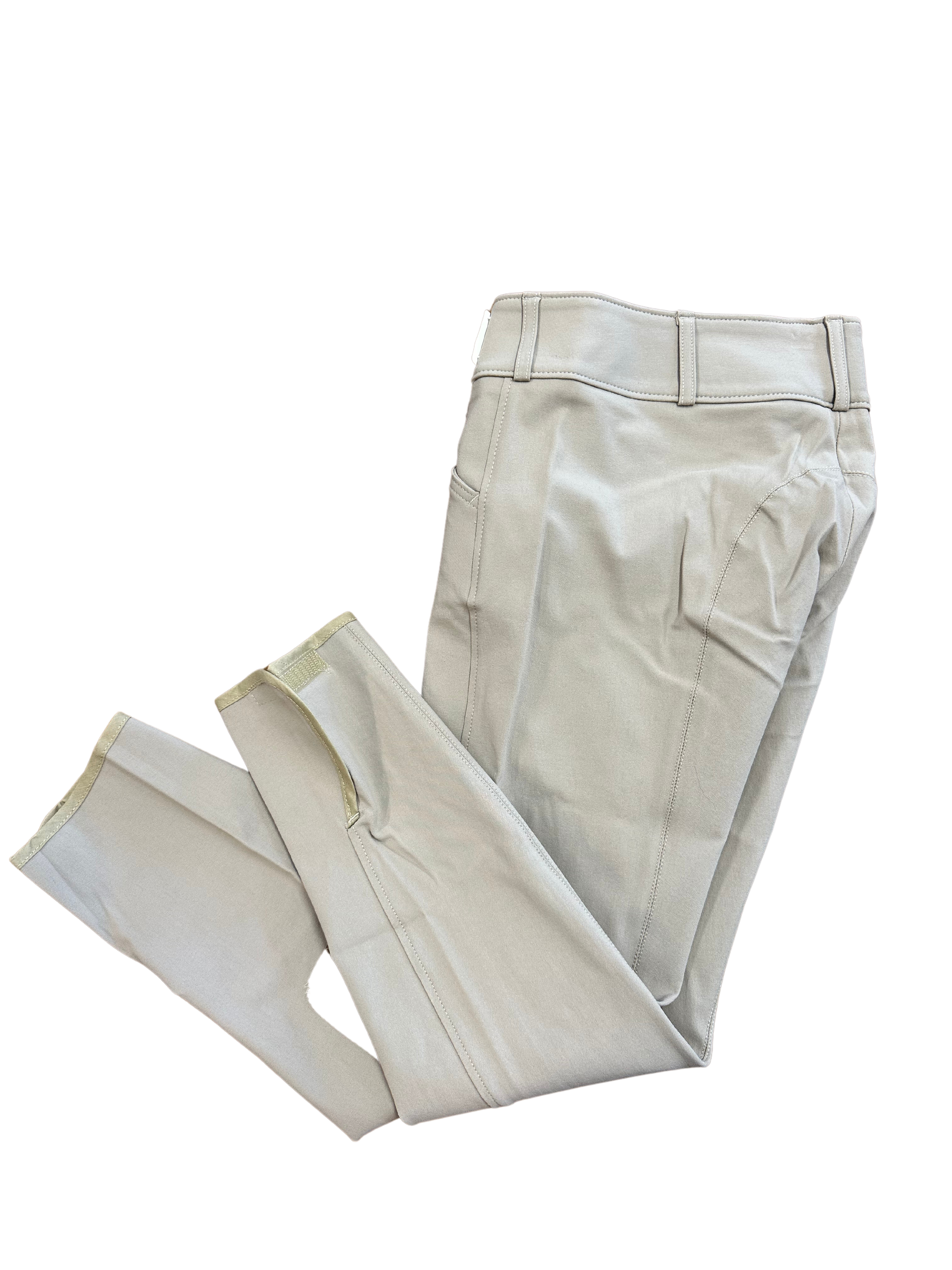 PRE-LOVED TS GIRLS FRONT ZIP LOW RISE BREECHES.