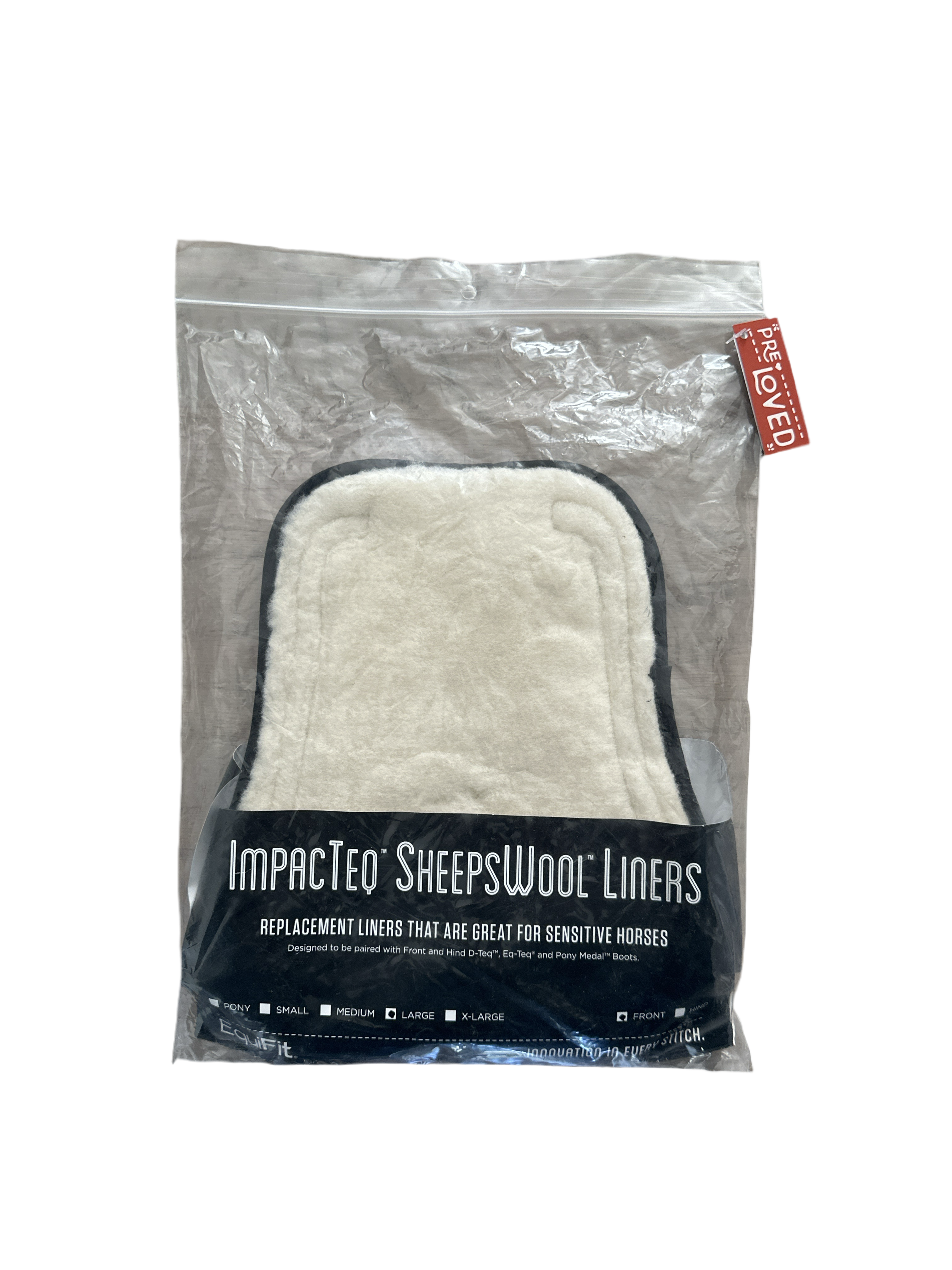 PRE-LOVED IMPACTEQ SHEEPSWOOL FRONT LINERS