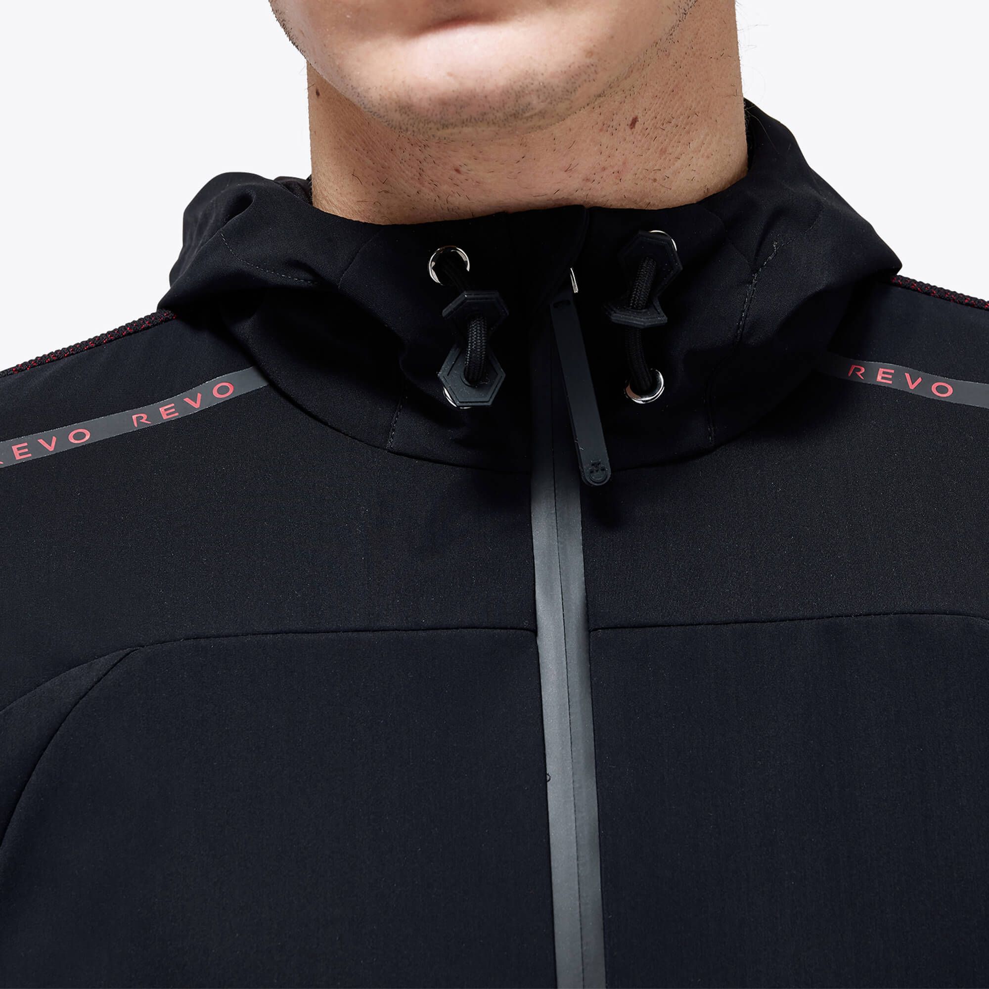 Revo Red Label Jersey Tech Knit Hooded Softshell