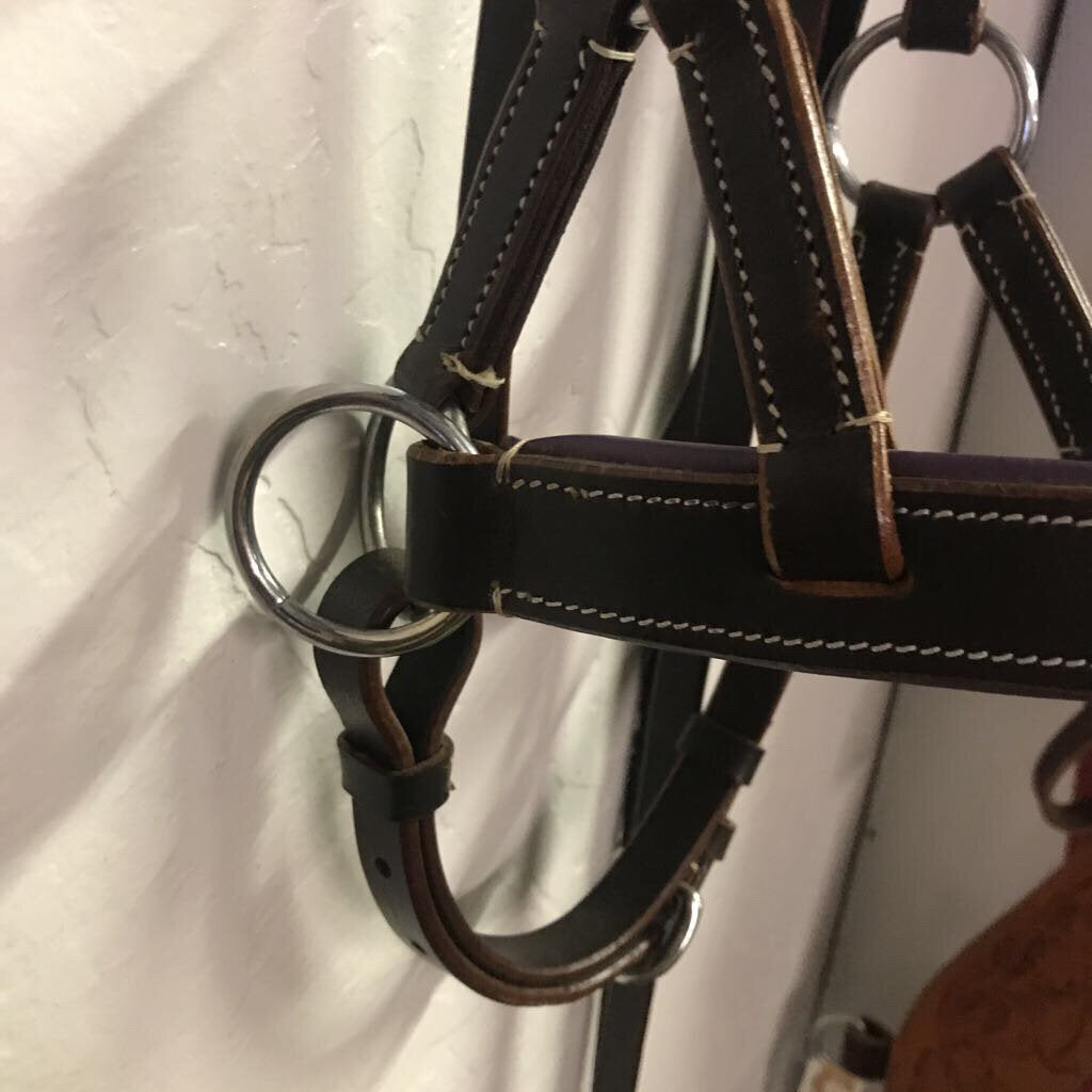 Bitless Bridle Leather Sidepull Set