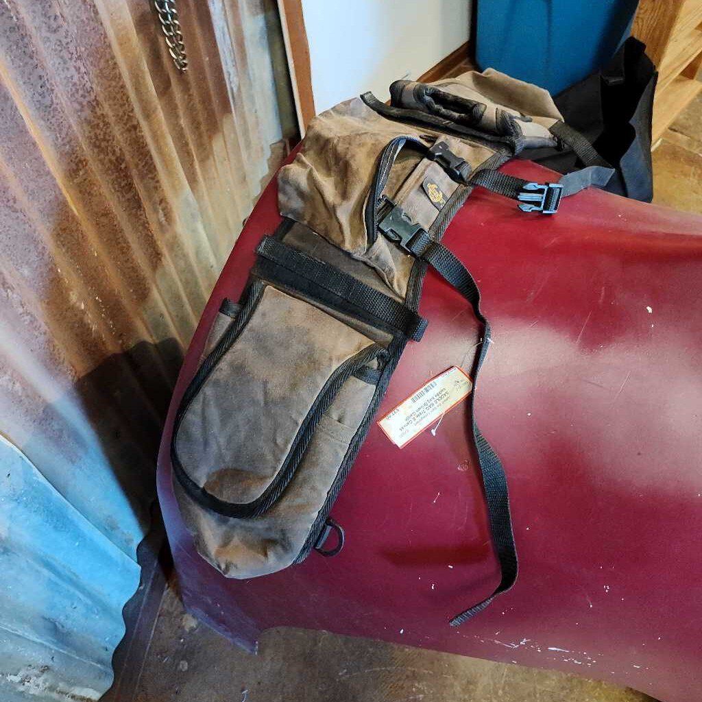 Canvas saddle bag