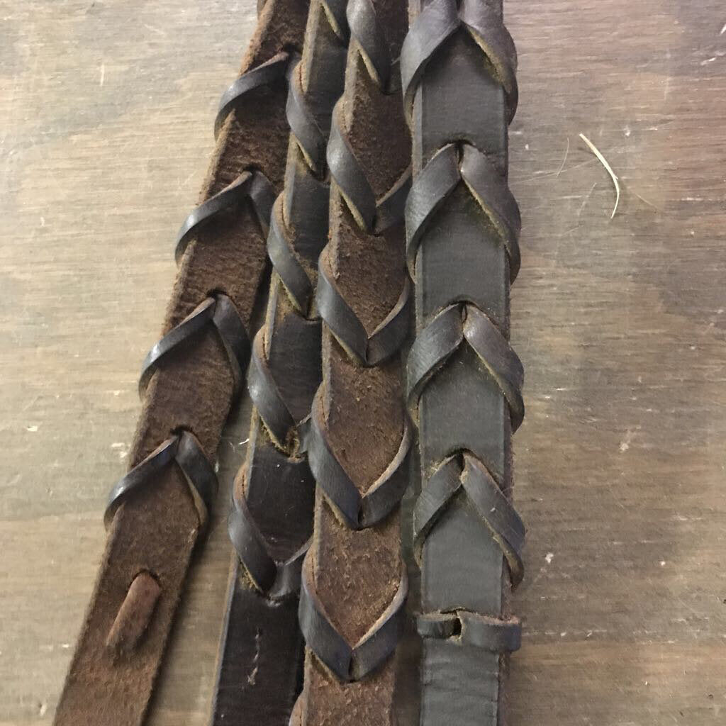 English Braided reins