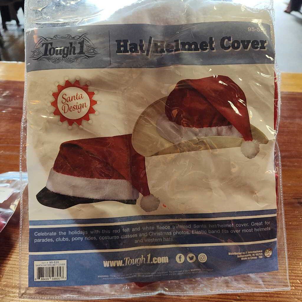 Santa Hat/ helmet cover