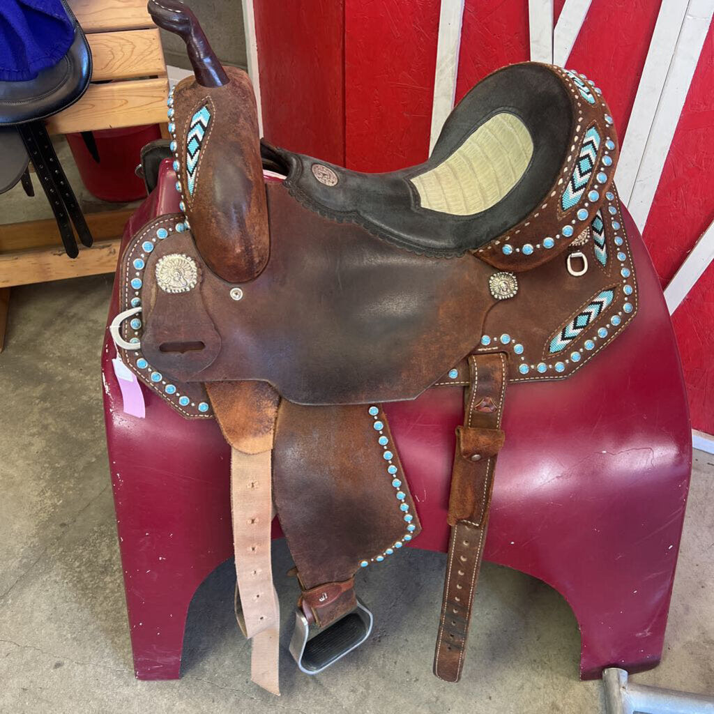 Double J Barrel saddle