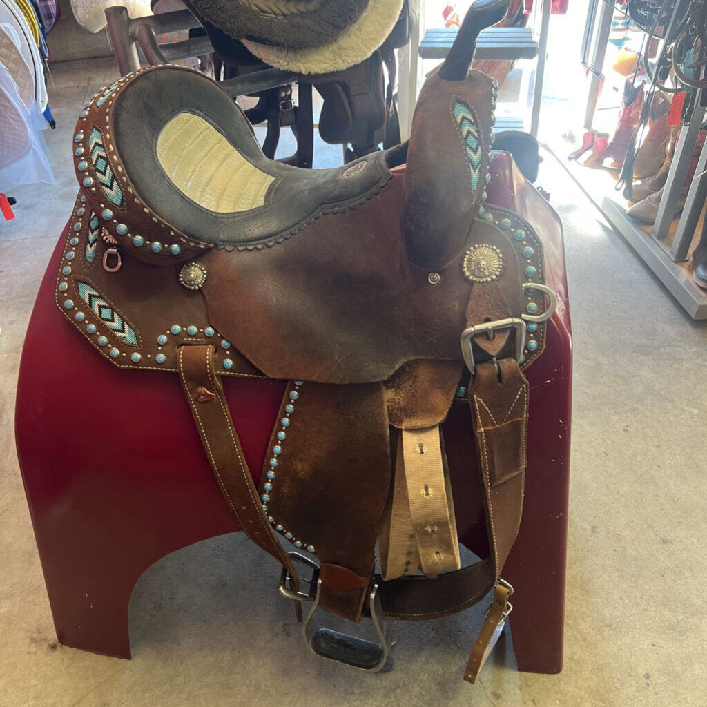 Double J Barrel saddle