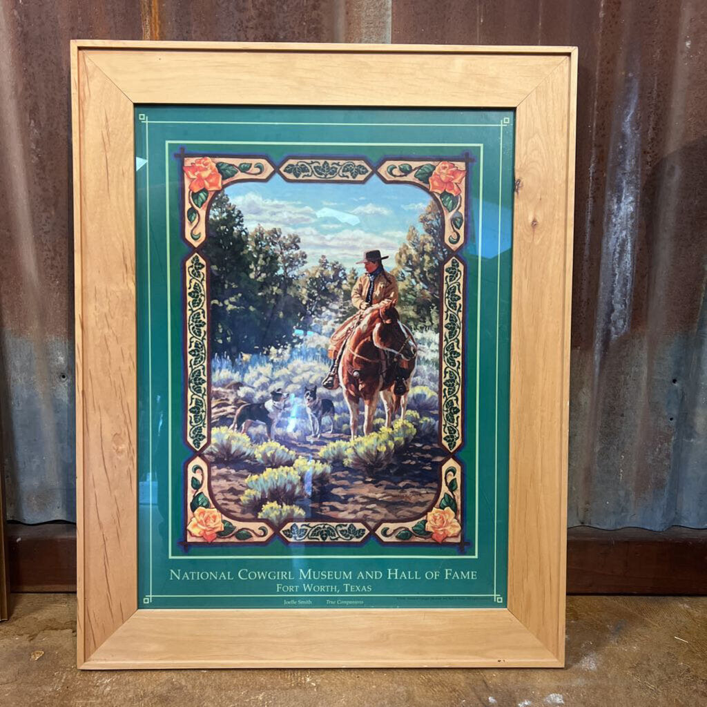Framed poster- National cowgirl
