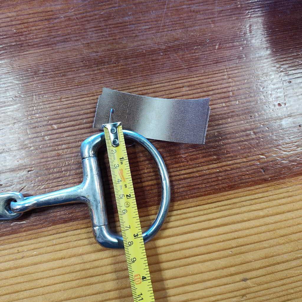 Egg butt snaffle 3 piece mouth