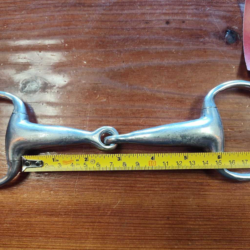 Thick hollow eggbutt snaffle