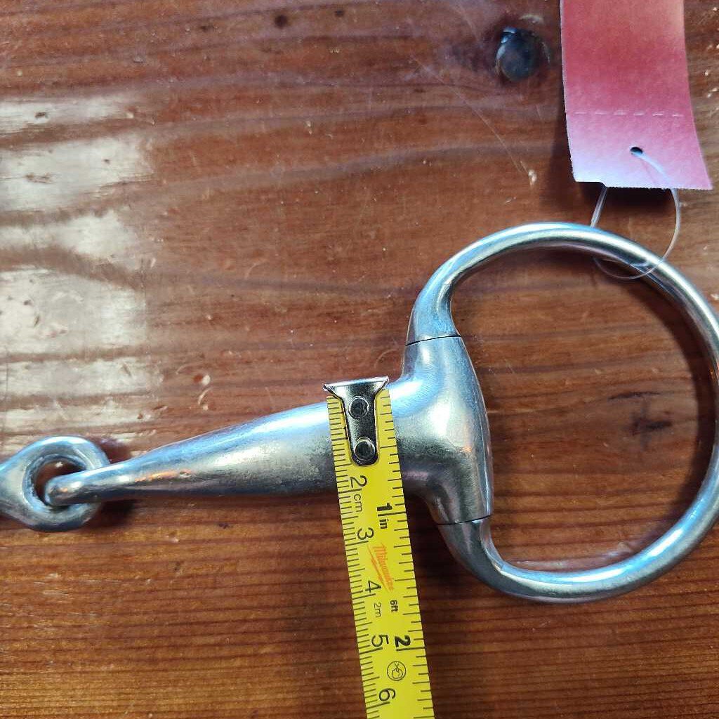 Thick hollow eggbutt snaffle