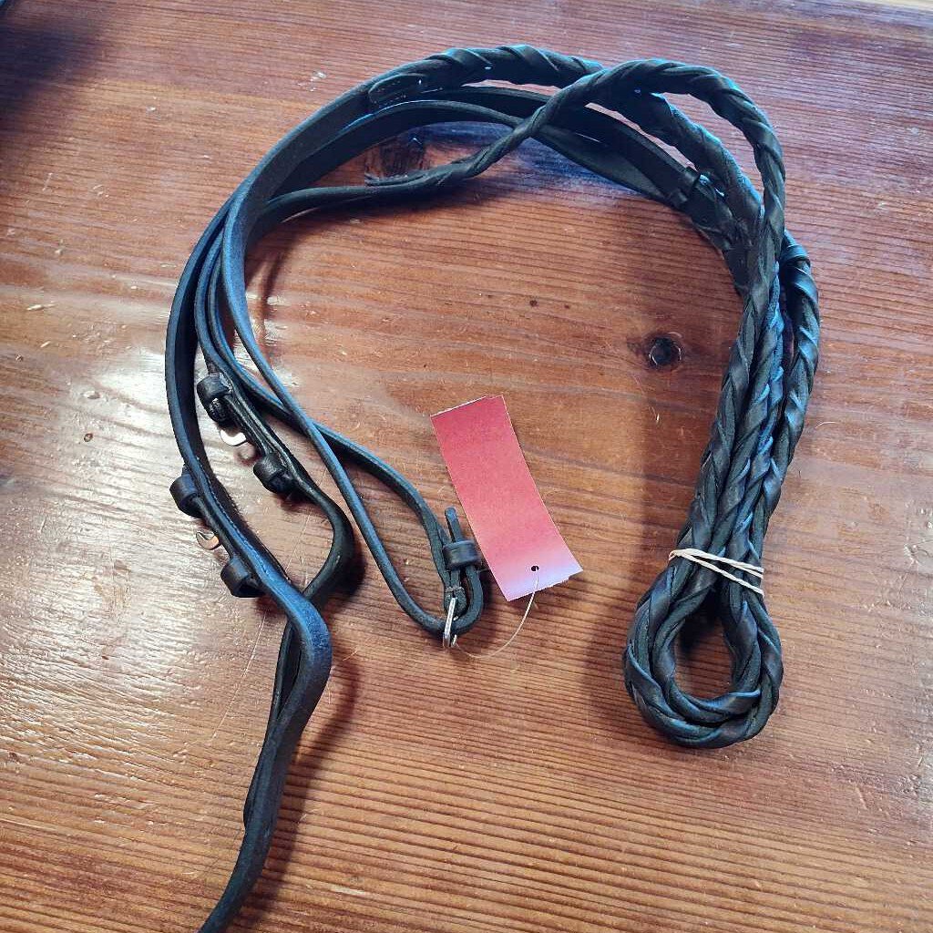 Braided reins