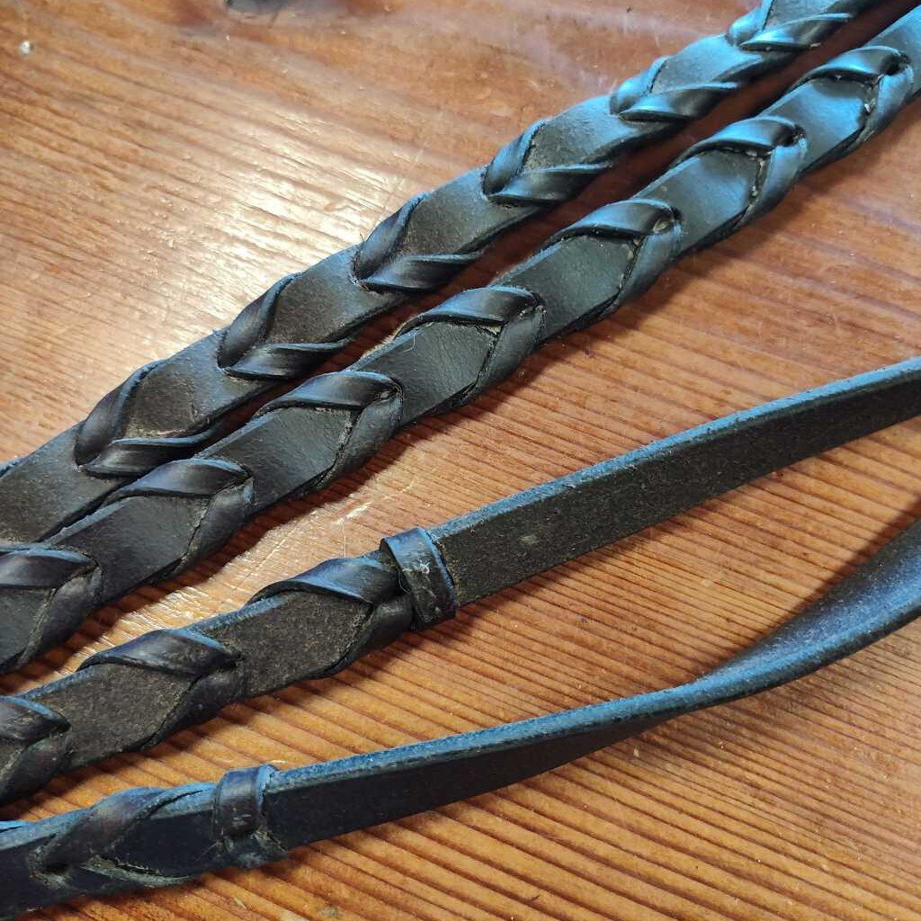 Braided reins