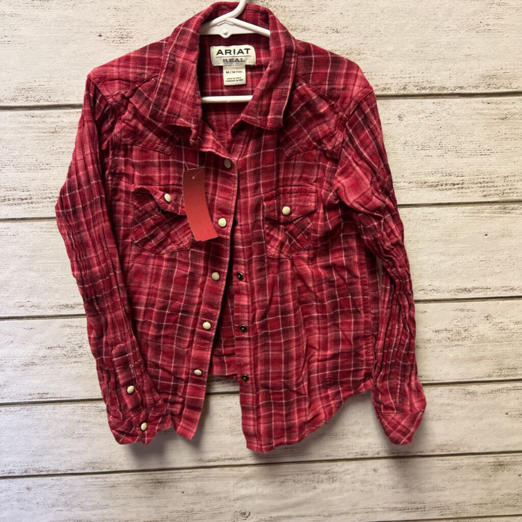 Snap button down- youth