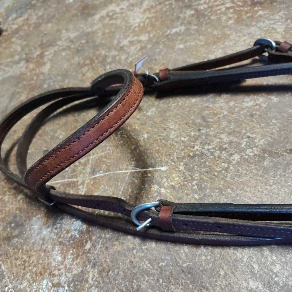 Leather bridle with browband