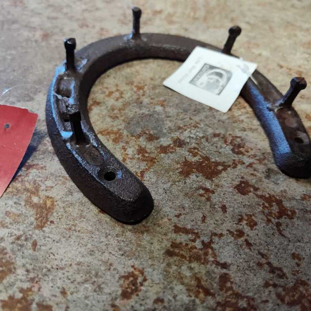 Horse shoe key holder