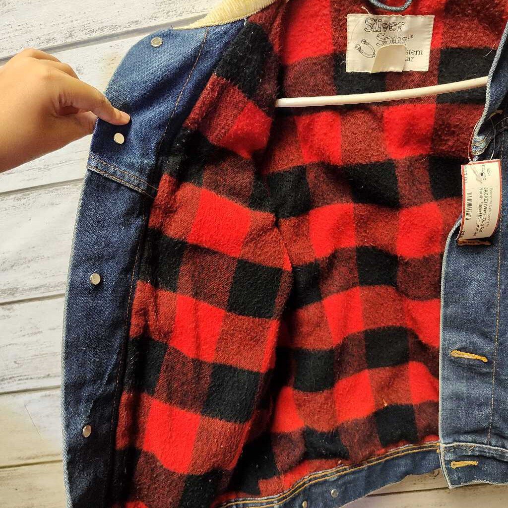 Youth flannel lined jacket