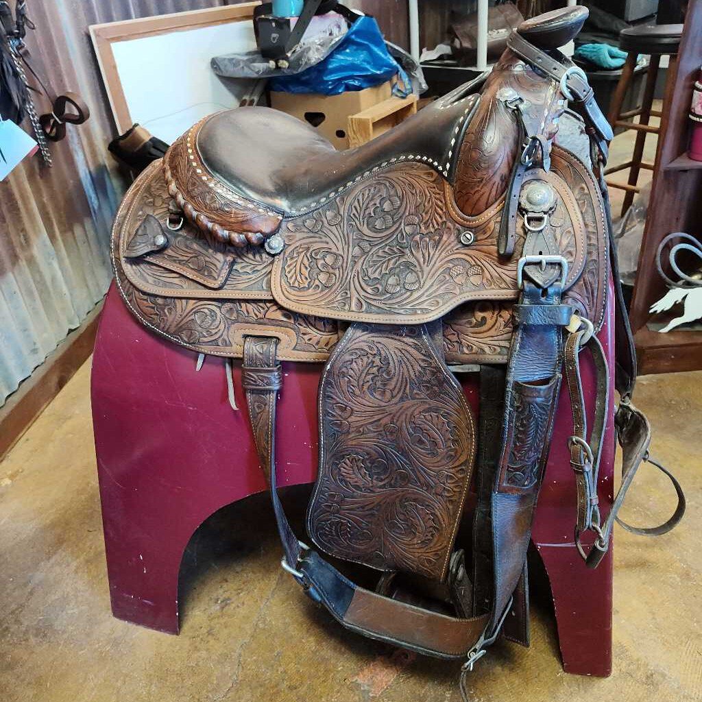 Equitation western saddle