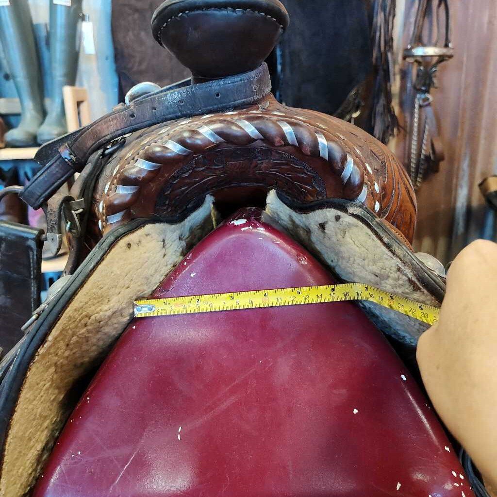 Equitation western saddle