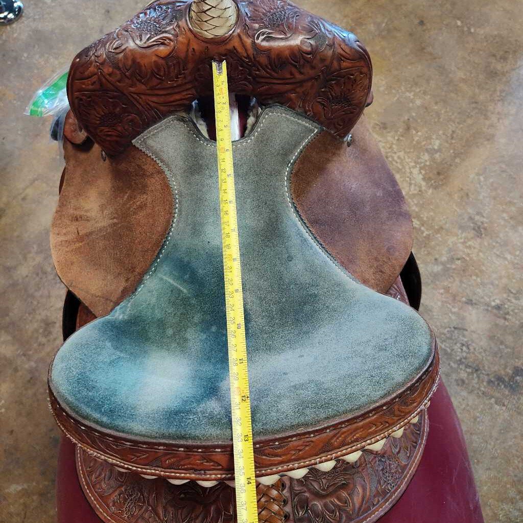 Youth barrel saddle