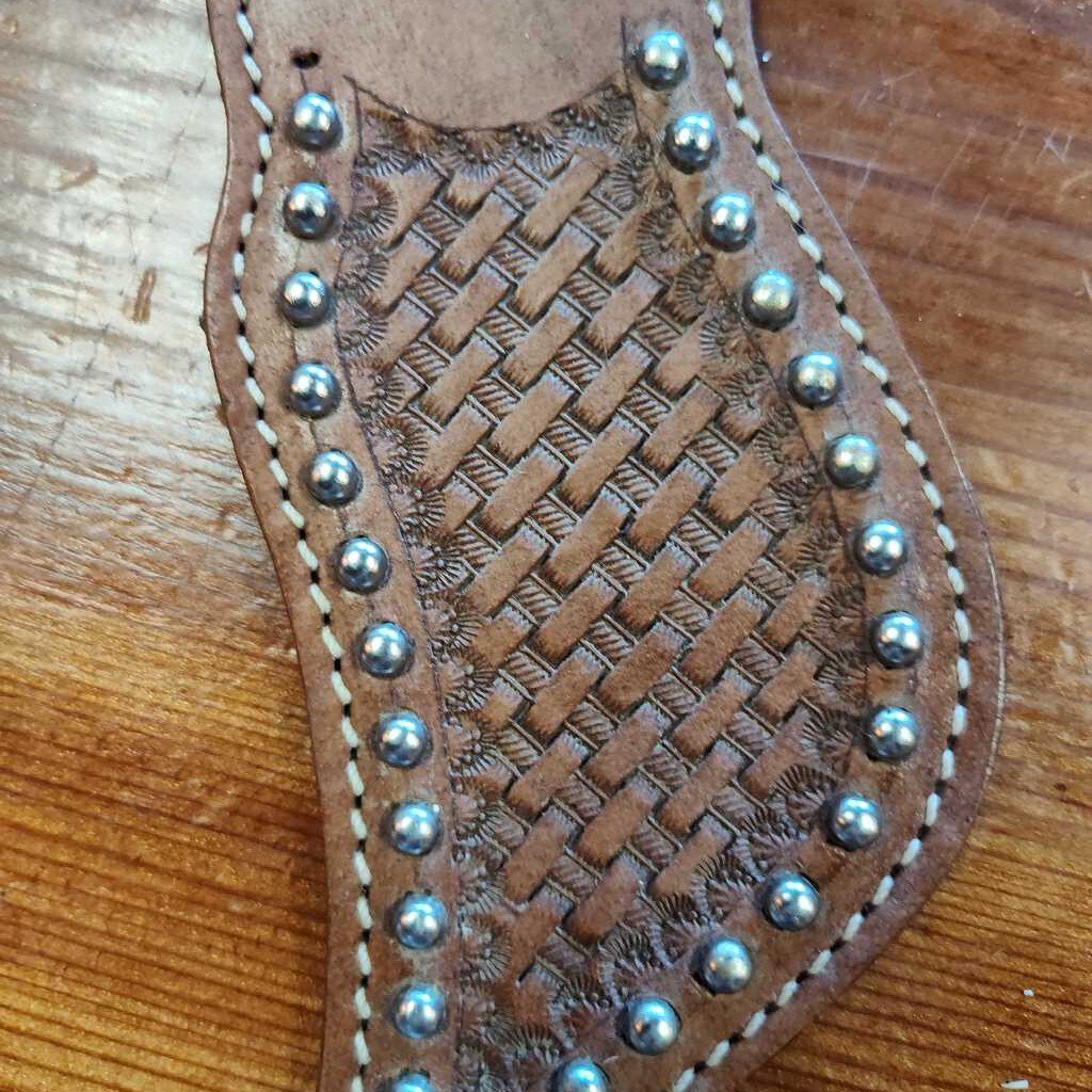 Leather dot/ basket/ cowboy details