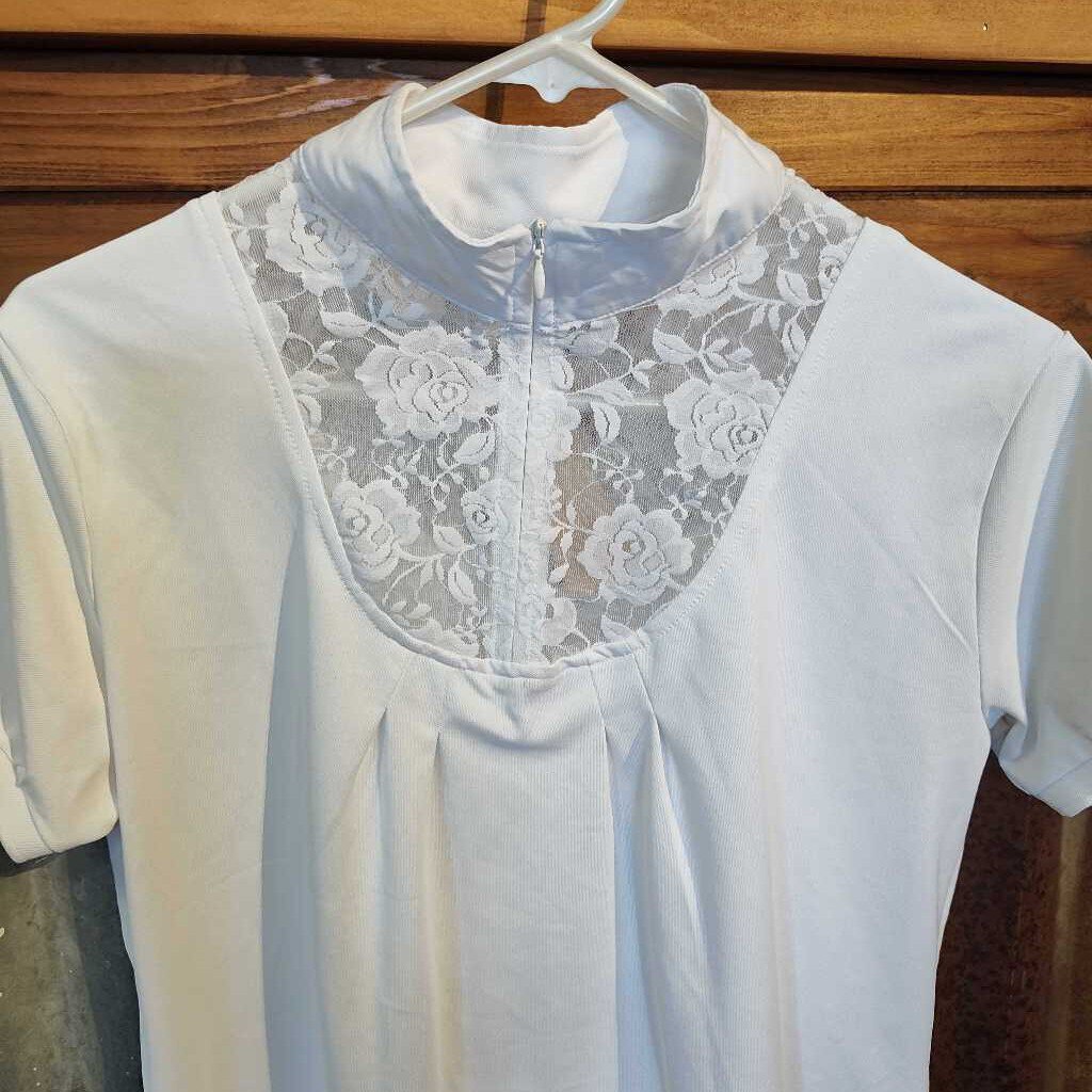 Lace detail- english shirt- ladies