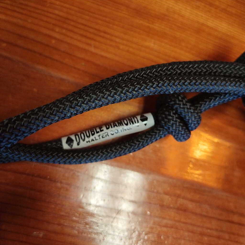 Rope halter with lead