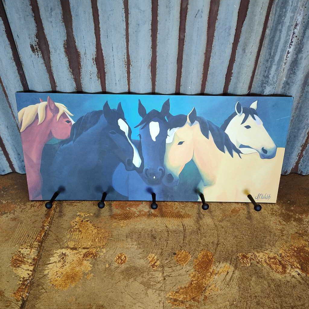 Painting coat/ bridle hooks