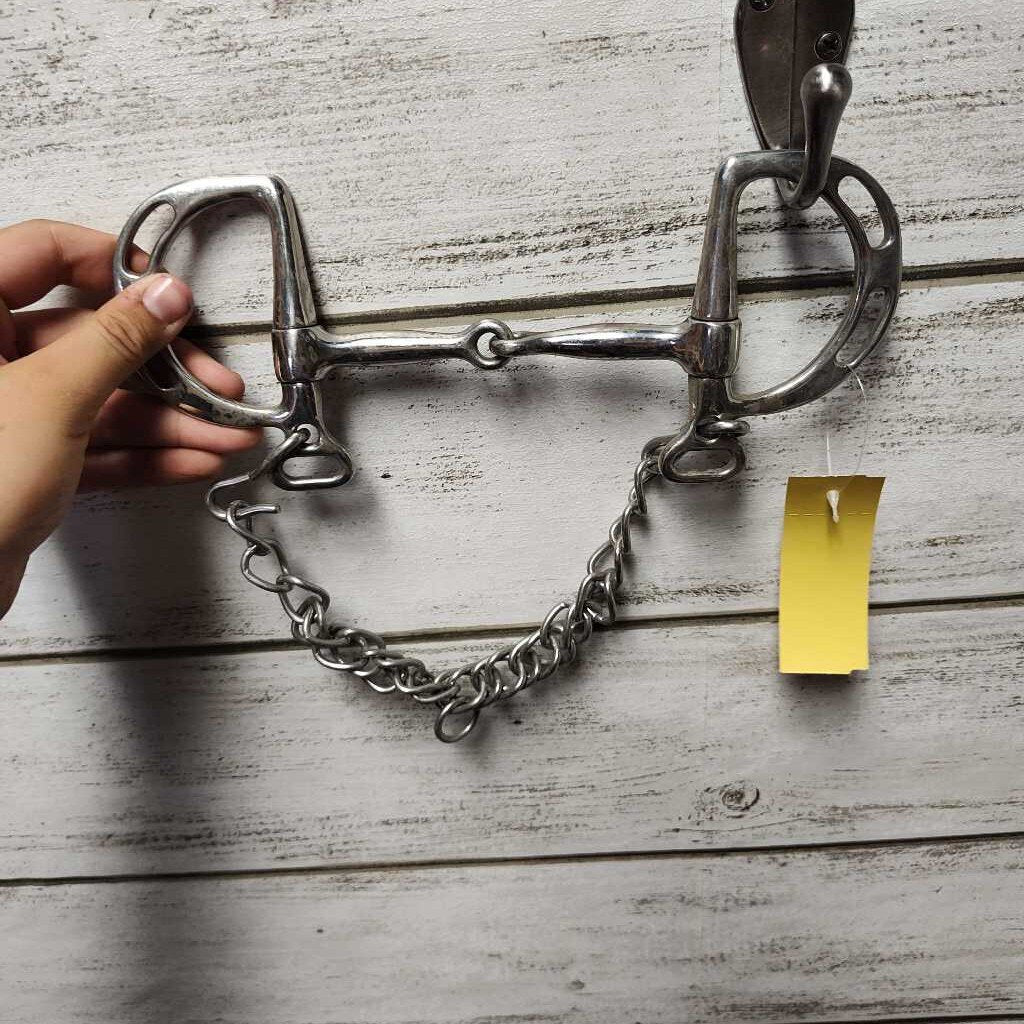 Kimberwick snaffle with chain