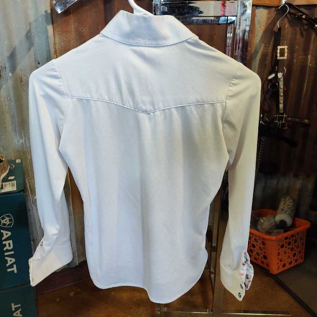 Show shirt with mesh breathable arms