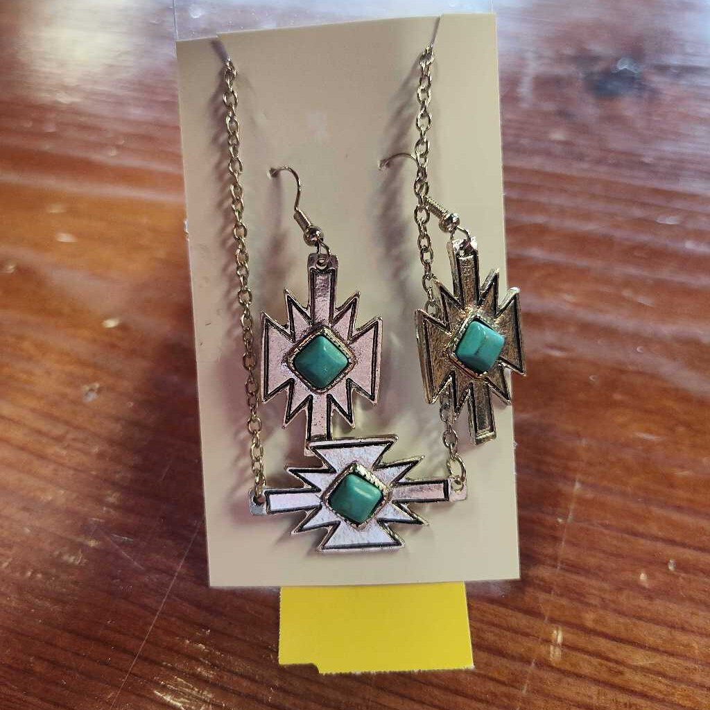 Necklace- And earrings