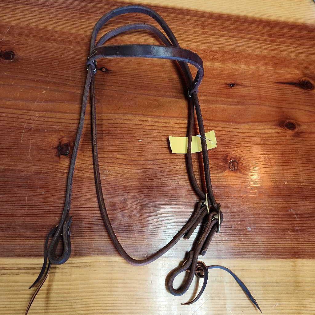 Harness leather with browband