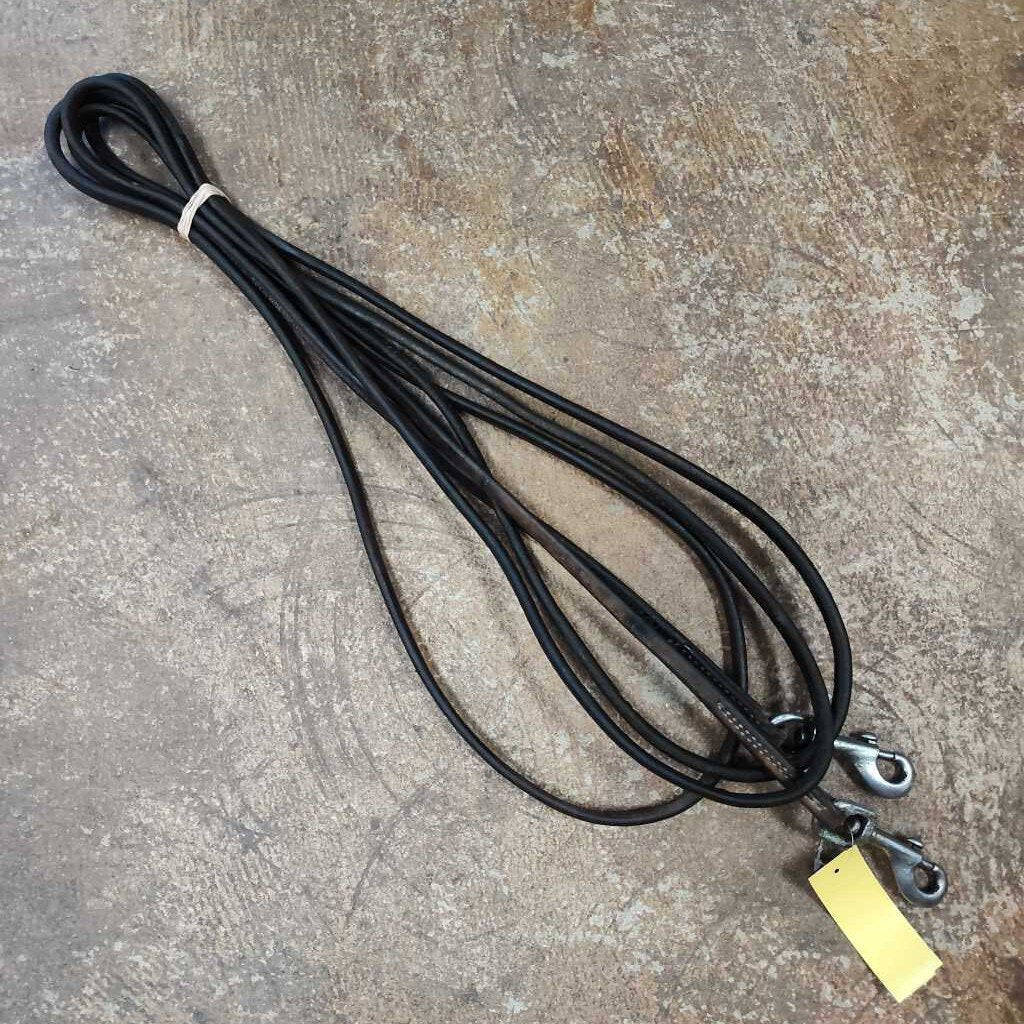 round leather draw reins