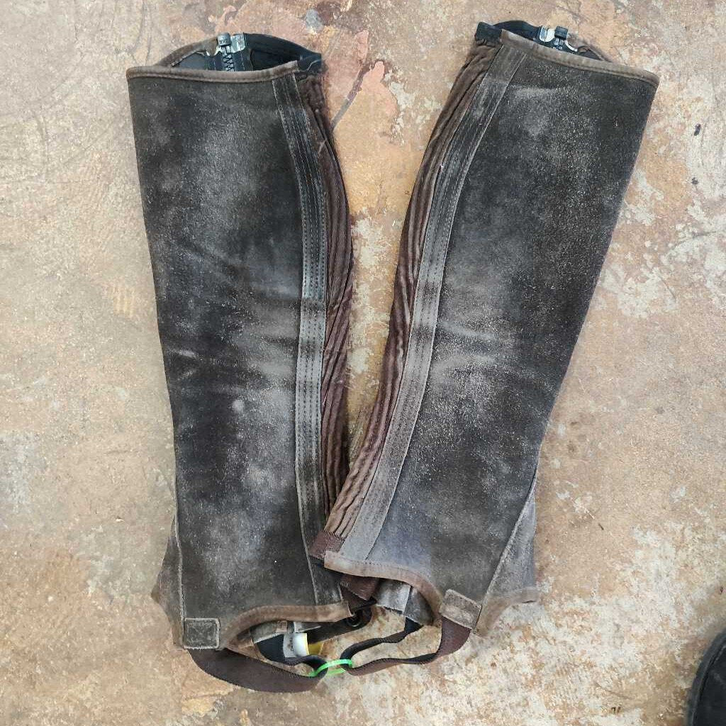 Suede- half chaps- adult/teen