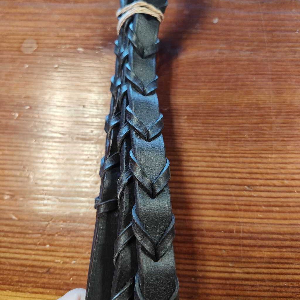 Silver laced reins