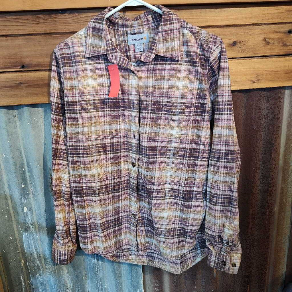 Flannel- button down- adult