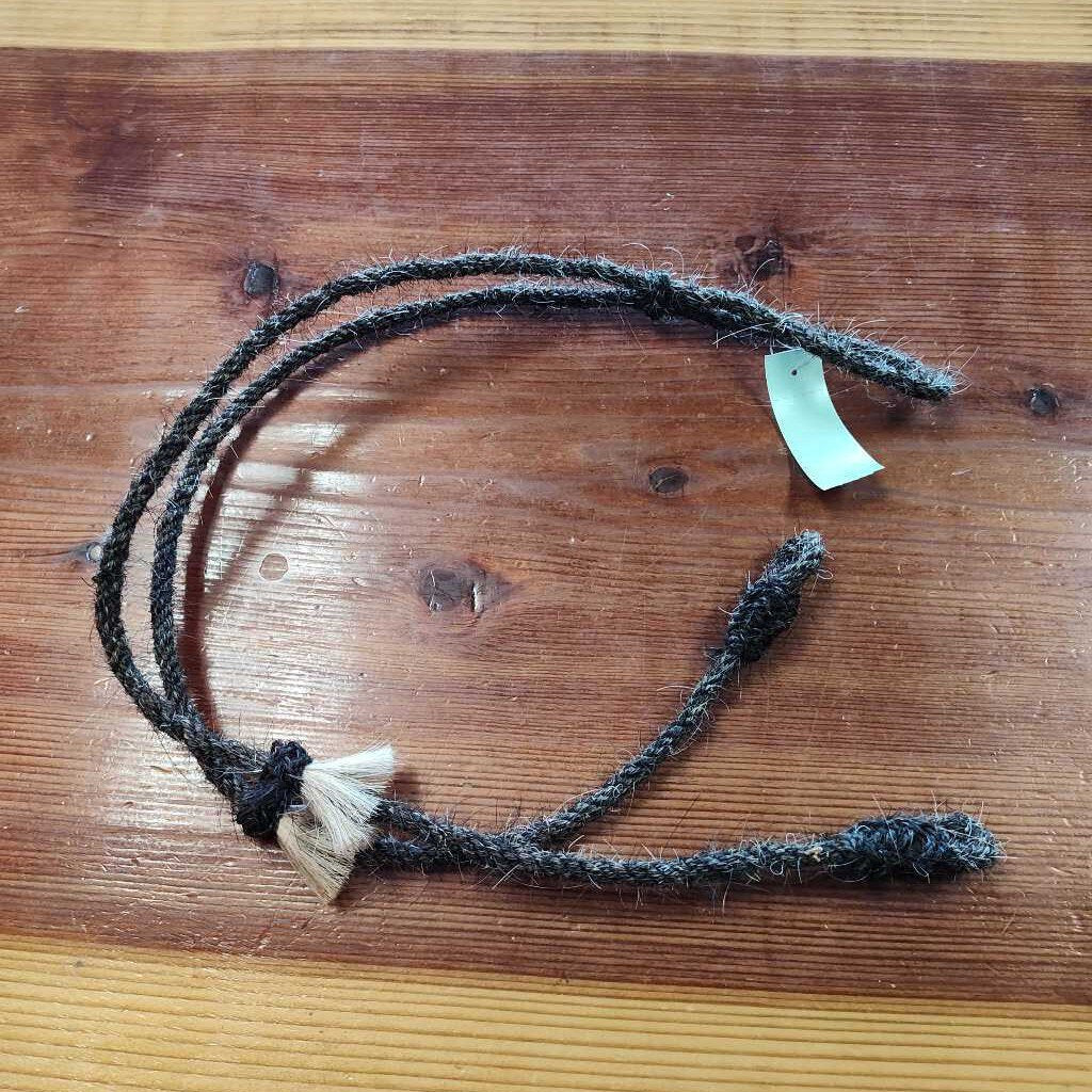 Roping horse hair reins