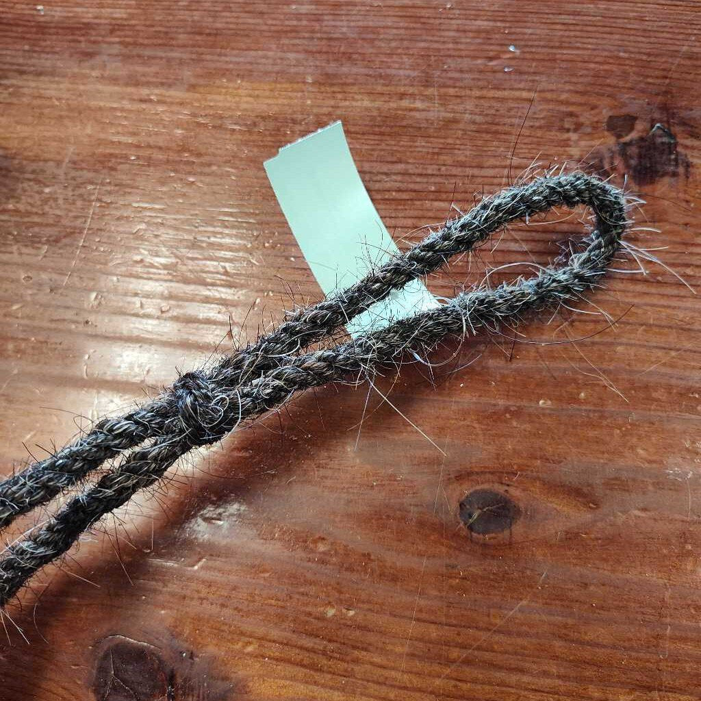 Roping horse hair reins