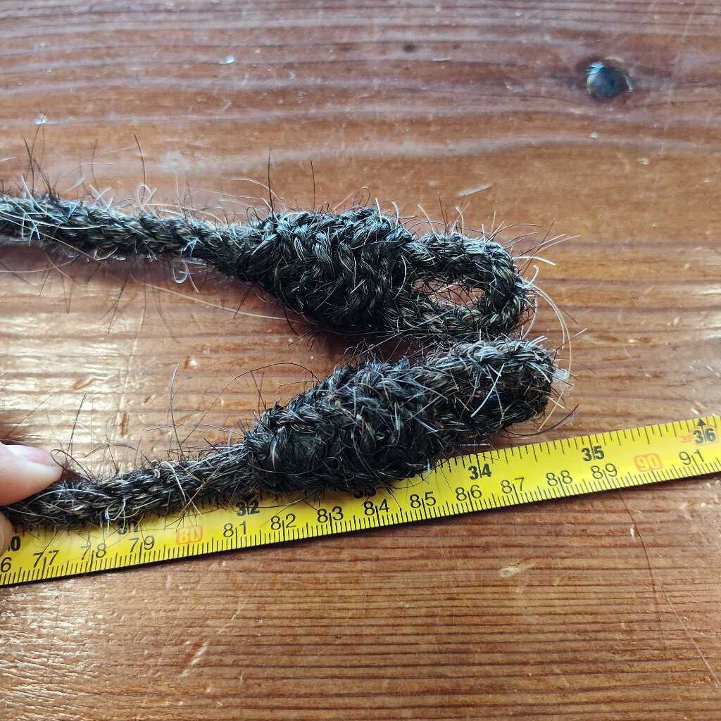 Roping horse hair reins