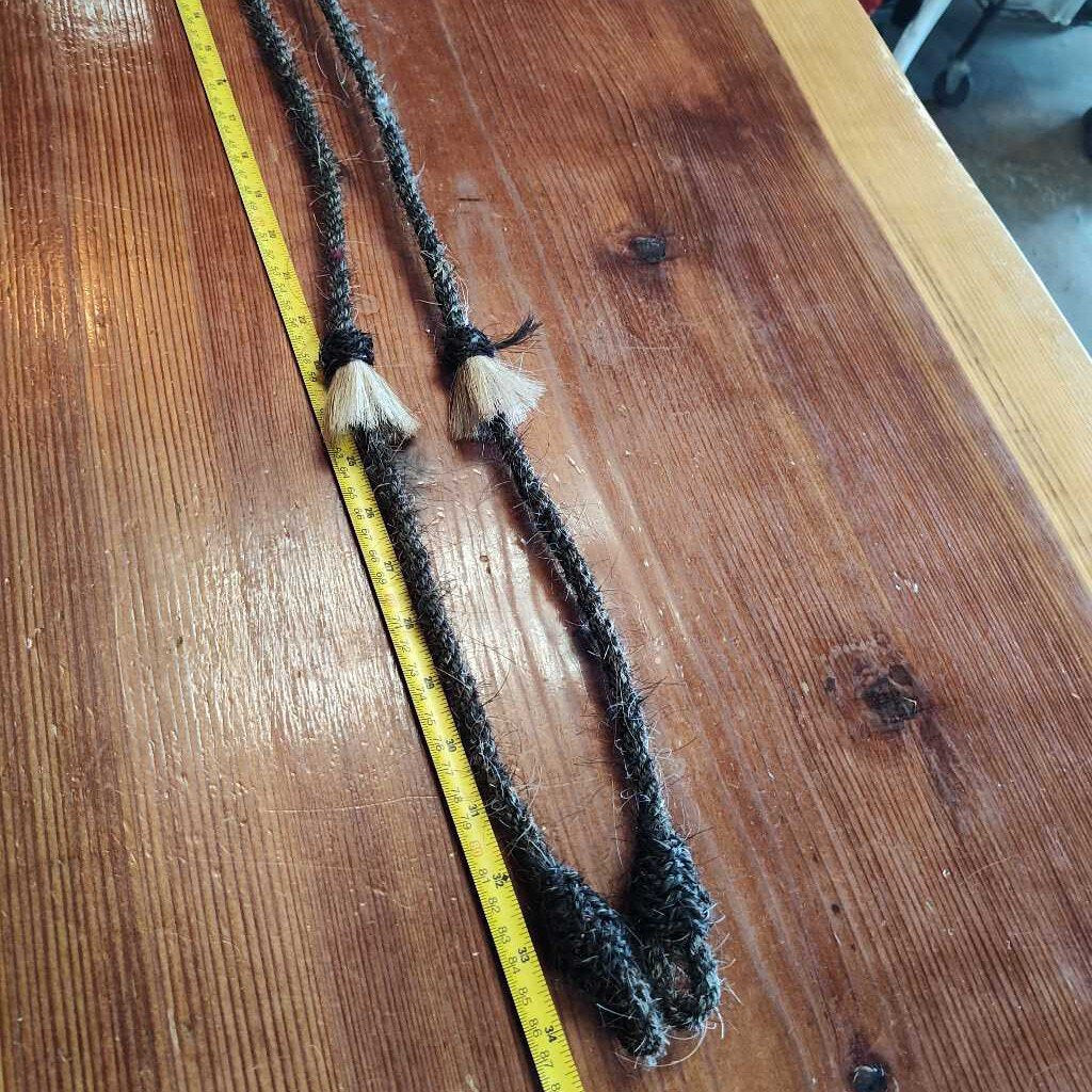 Roping horse hair reins