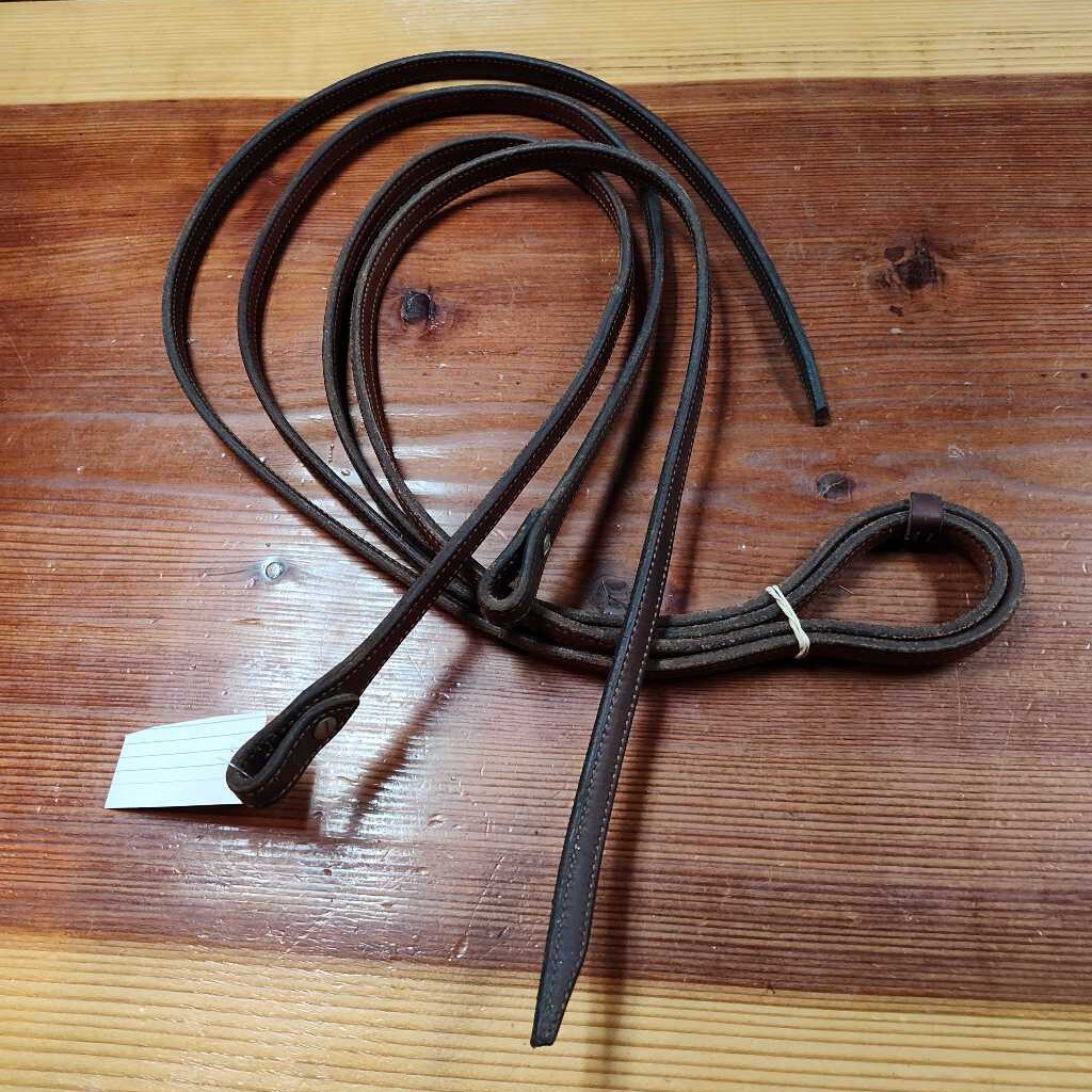 Leather split reins