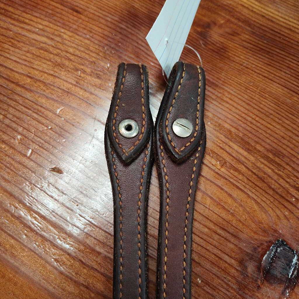 Leather split reins