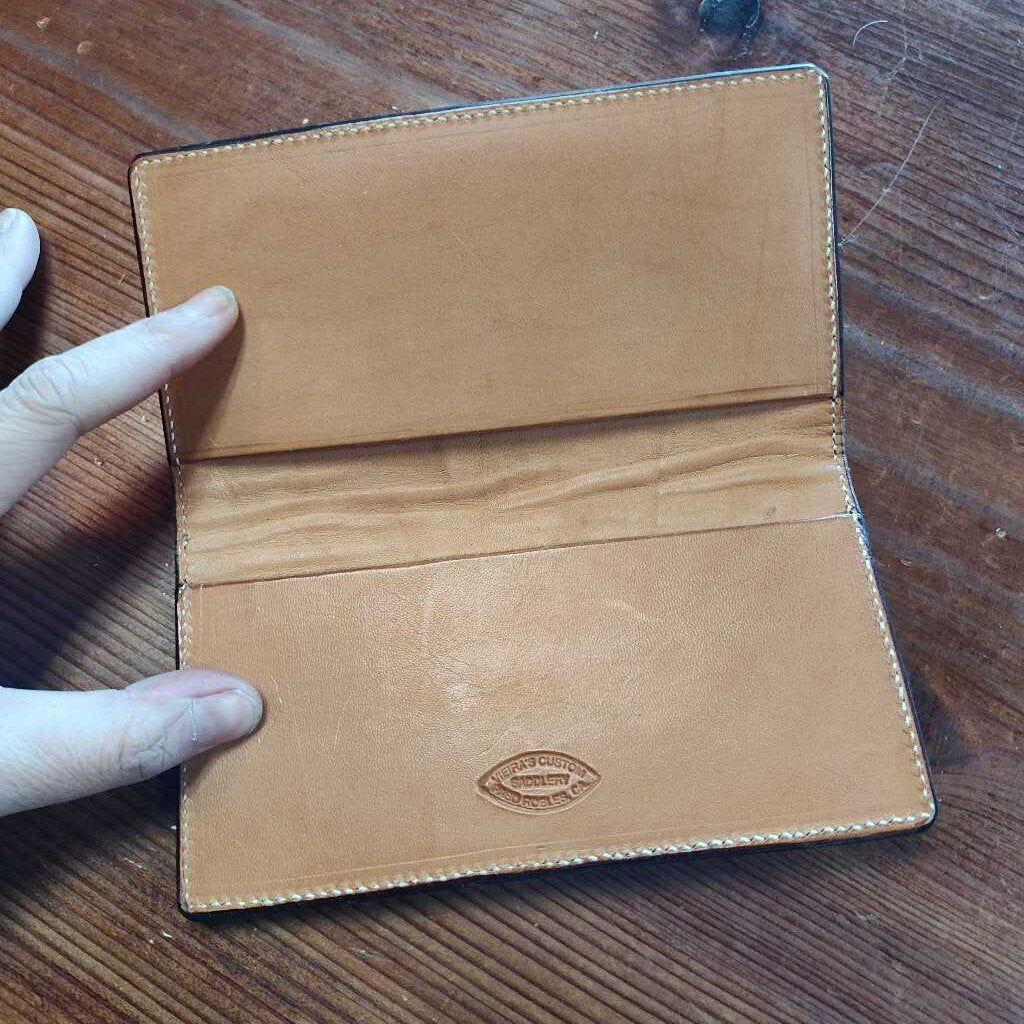 Check book cover- hand made