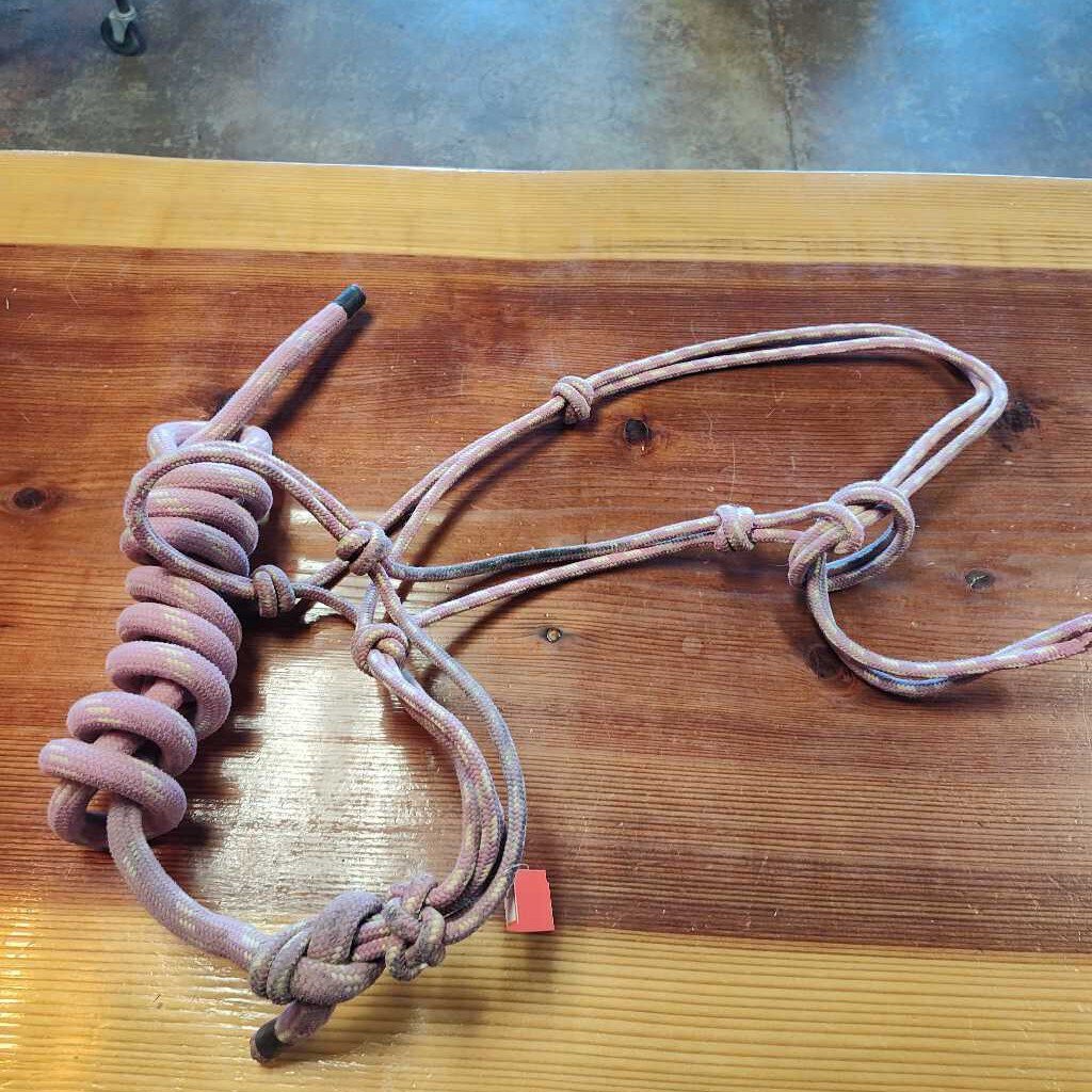 Rope halter and lead