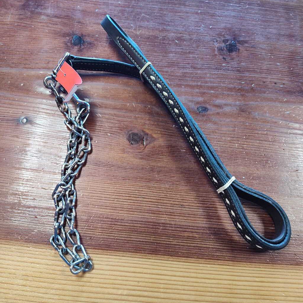 Leather lead with design