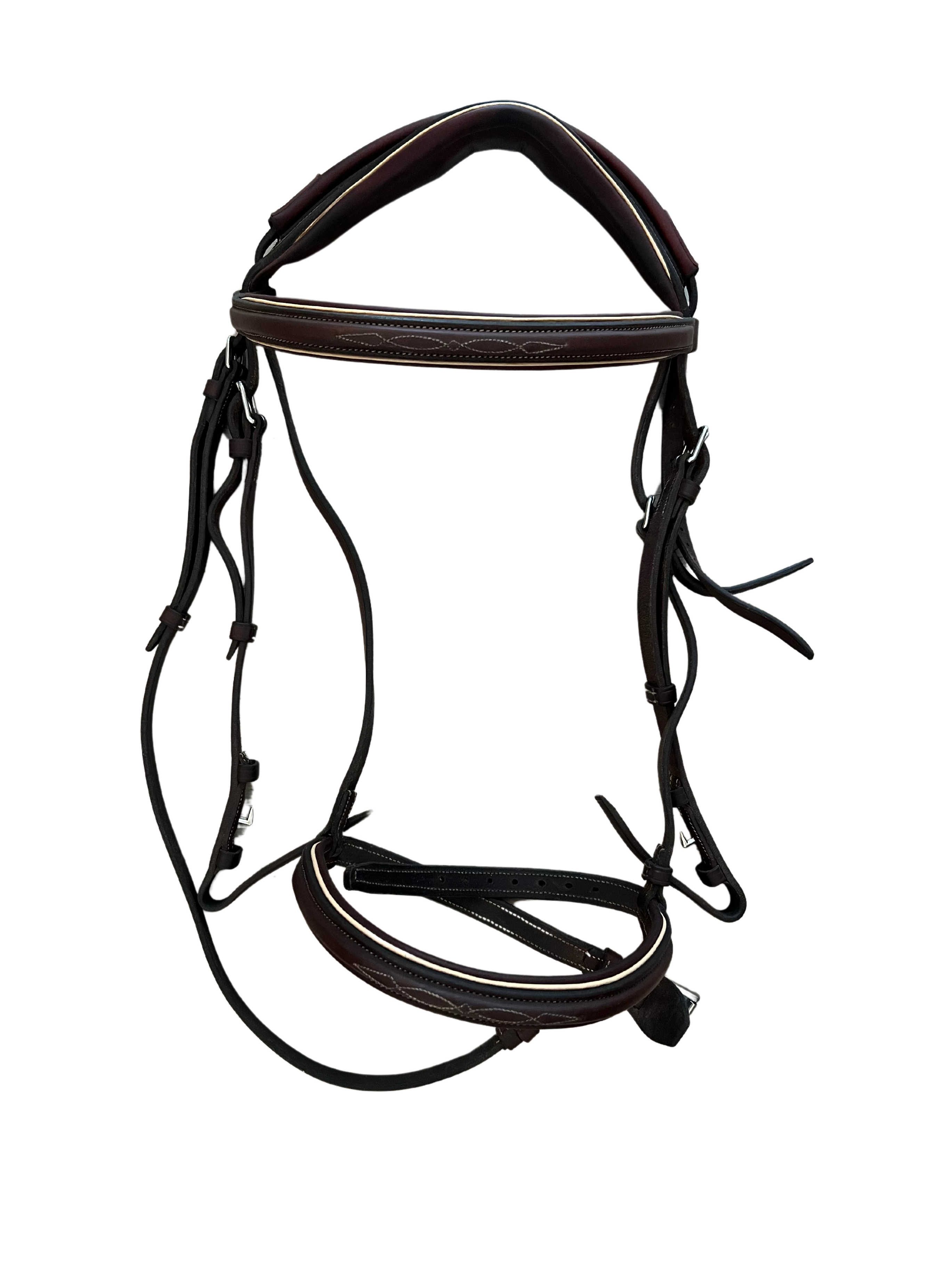 PRE-LOVED CWD BRIDLE WITH CREAM PIPING