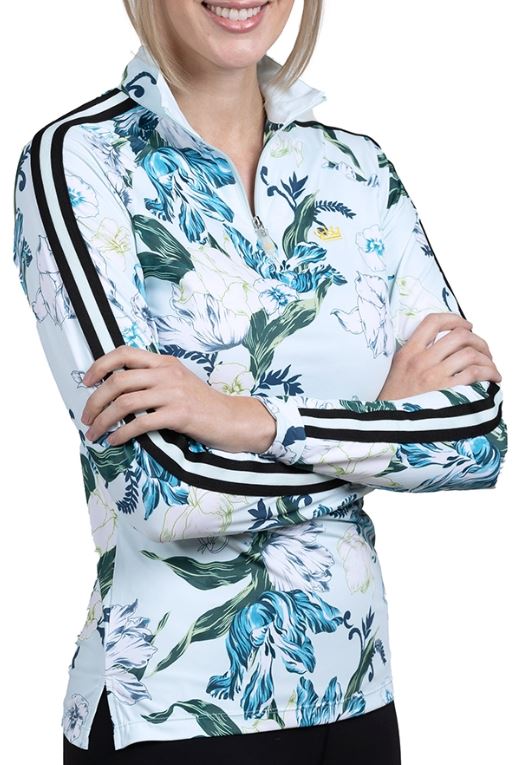 Kastel Long Sleeve Skylight Floral with Trim